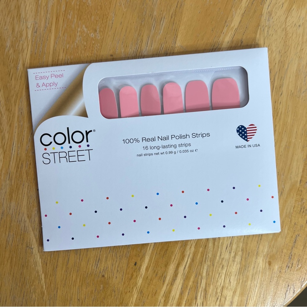 Color Street Parisian Peony Nail Polish Strips RETIRED